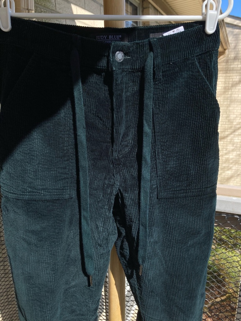 Judy Blue Green Corduroy Jogger Cotton Jeans Size 5 27 - Picture 16 of 17